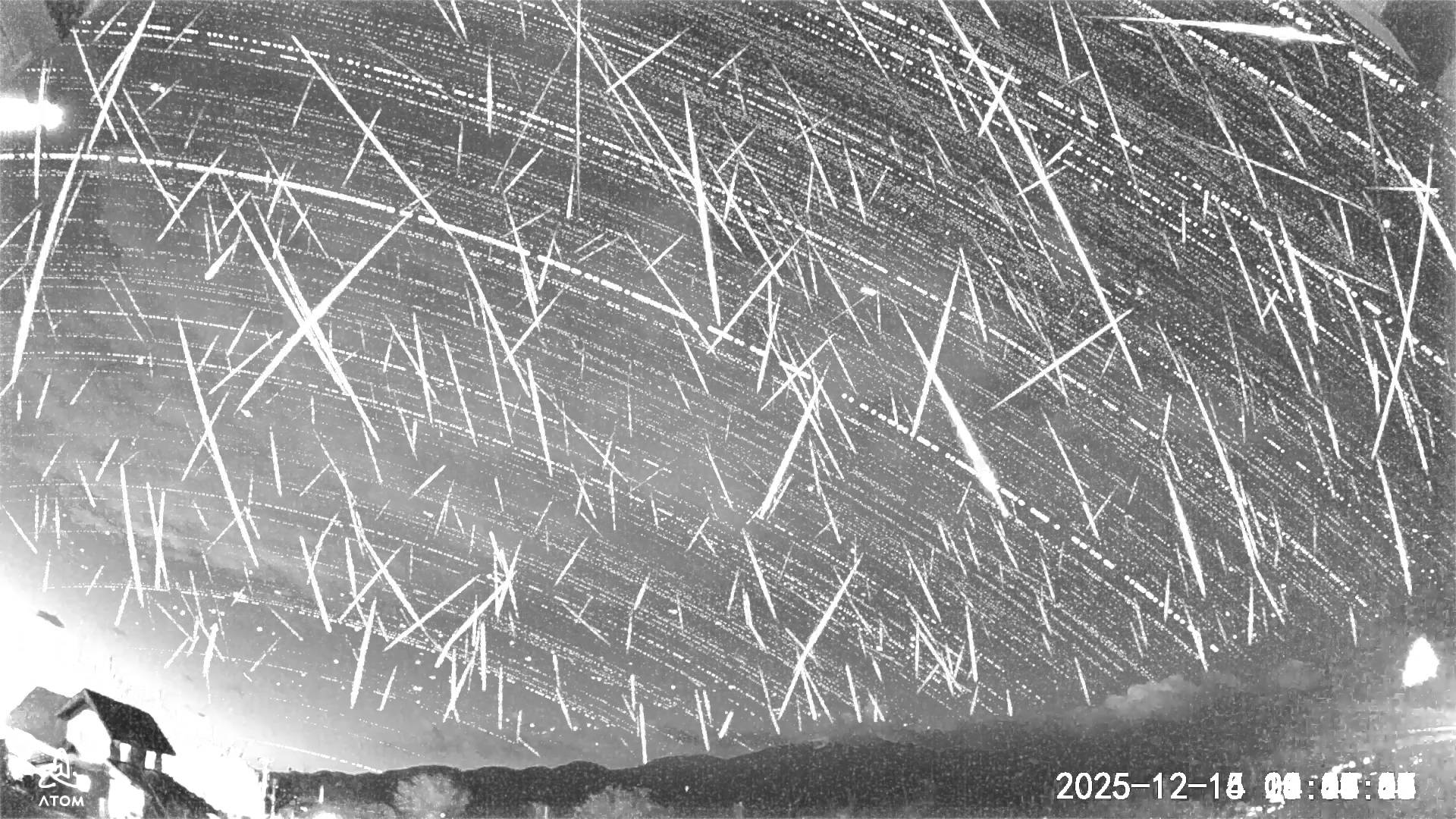 2025年12月 ふたご座流星群